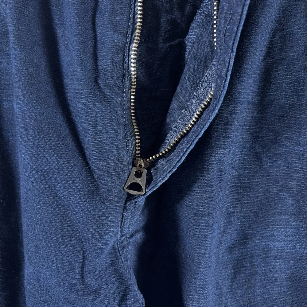 Polo Ralph Lauren Utility Surplus Cargo Pants Mens 36x27 Navy Blue Slim Fit